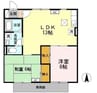 徳倉壱番館 2DKの間取り