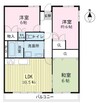 コーポしろかね 3LDKの間取り
