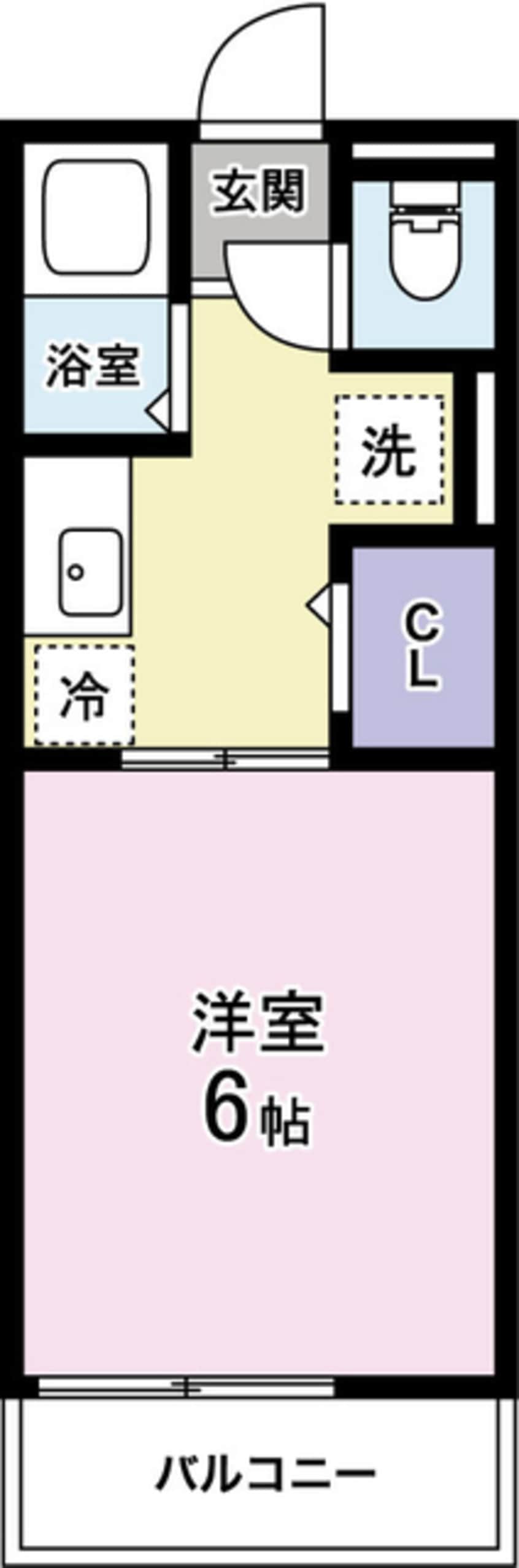 間取図 コーポタカダＢ