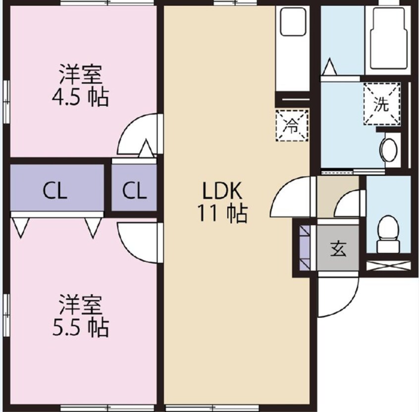 間取図 スペランツァ　ハウスＶＩ