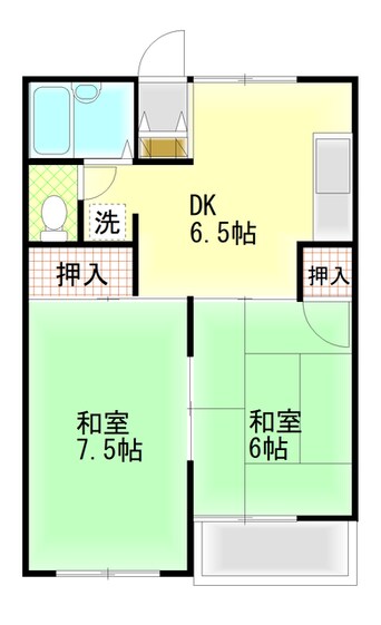 間取図 田代ハイツＡ