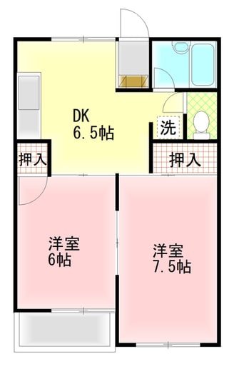 間取図 田代ハイツＡ