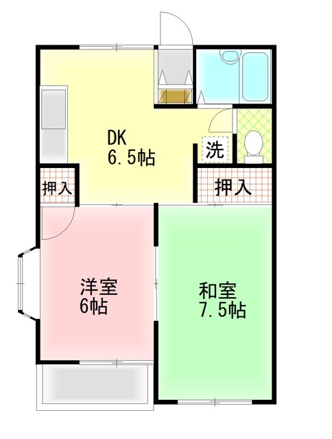 間取り図 田代ハイツＣ