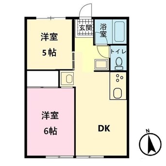 間取図 シティハイム白砂