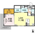 D-Crinum 本田町の間取図