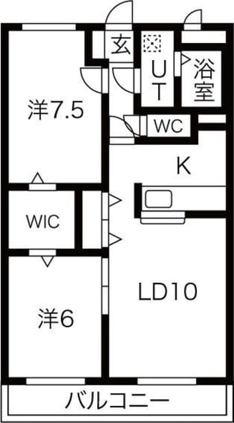 間取図 リヴ・ファーストSouth