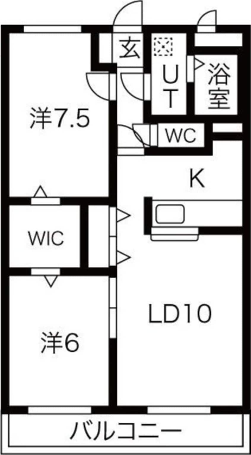 間取図 リヴ・ファーストSouth