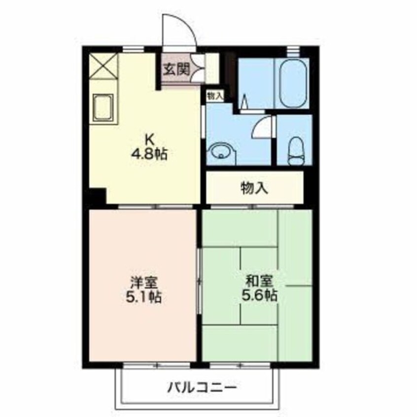 間取図 メゾンエイト