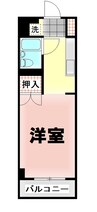 東海道本線/三島駅 バス:14分:停歩1分 4階 築41年 1Rの間取り
