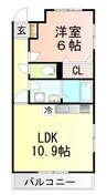 伊豆箱根鉄道駿豆線/三島広小路駅 徒歩16分 4階 築15年 1LDKの間取り