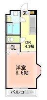 東海道本線/三島駅 バス:15分:停歩5分 1階 築20年 1DKの間取り