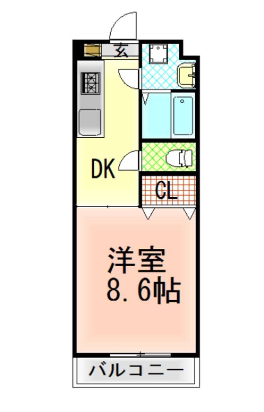 間取図 東海道本線/三島駅 バス15分湯川下車:停歩1分 1階 築20年