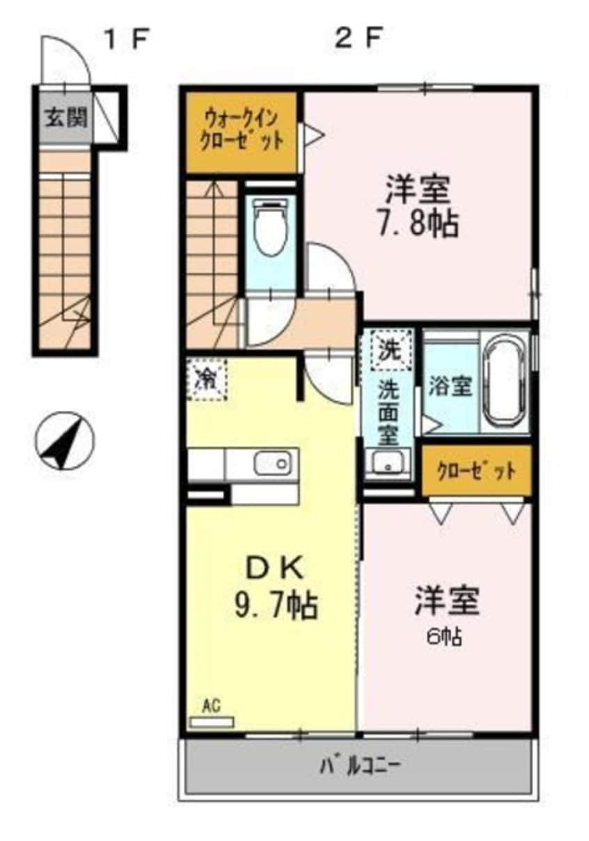 間取図 伊豆箱根鉄道駿豆線/伊豆長岡駅 徒歩7分 2階 築12年