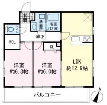 間取図 伊豆箱根鉄道駿豆線/大場駅 徒歩13分 2階 築10年