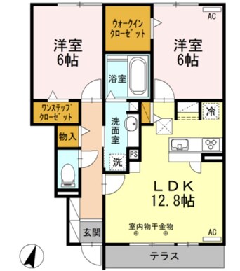 間取図 伊豆箱根鉄道駿豆線/田京駅 徒歩19分 1階 築7年