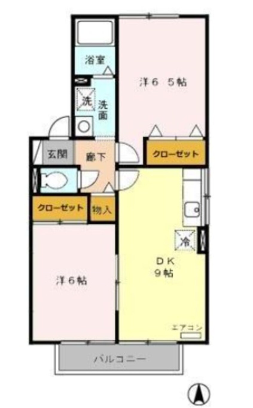 間取図 伊豆箱根鉄道駿豆線/韮山駅 徒歩10分 2階 築24年