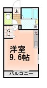 東海道本線/三島駅 バス:25分:停歩4分 2階 築21年 1Rの間取り