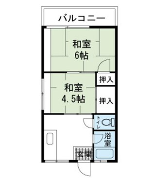 間取図 シティハイムカワサキ