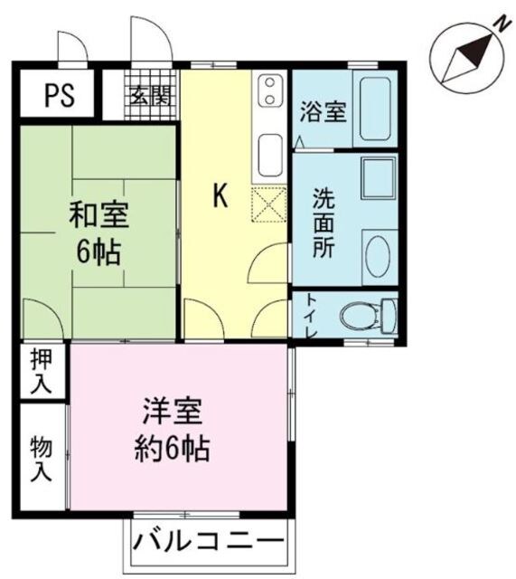 間取り図 伊豆箱根鉄道駿豆線/田京駅 徒歩5分 2階 築32年