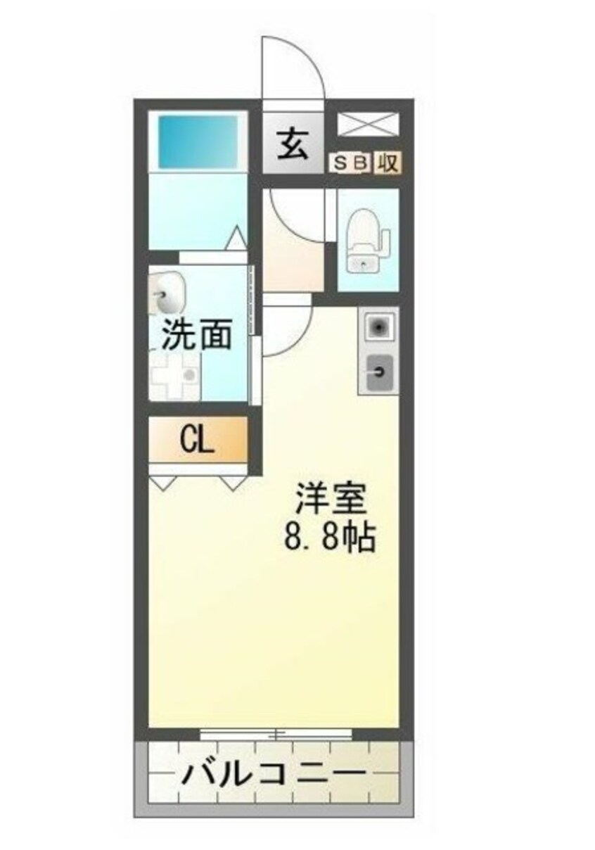 間取図 東海道本線/沼津駅 バス20分大門口下車:停歩2分 2階 築21年