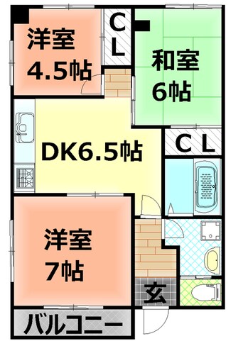 間取図 フジハイツ