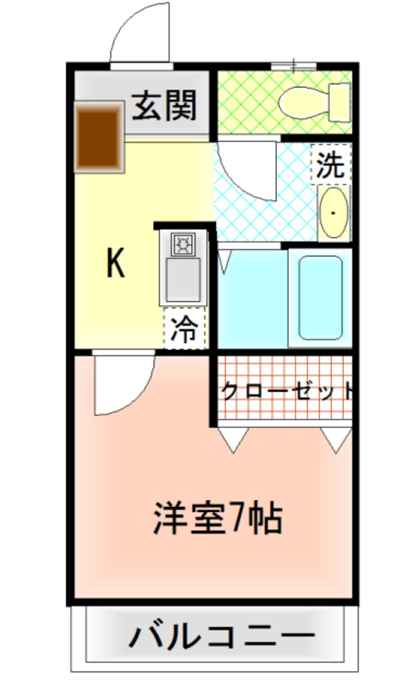 間取図 伊豆箱根鉄道駿豆線/三島広小路駅 徒歩16分 3階 築33年