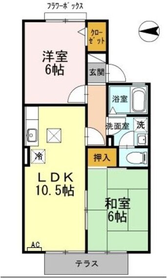 間取図 東海道本線/沼津駅 バス20分中徳倉下車:停歩2分 1階 築28年