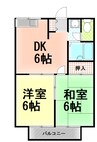 伊豆箱根鉄道駿豆線/三島広小路駅 徒歩50分 1階 築31年 2DKの間取り