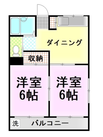 間取図 東海道本線/三島駅 バス15分八幡下車:停歩1分 3階 築37年