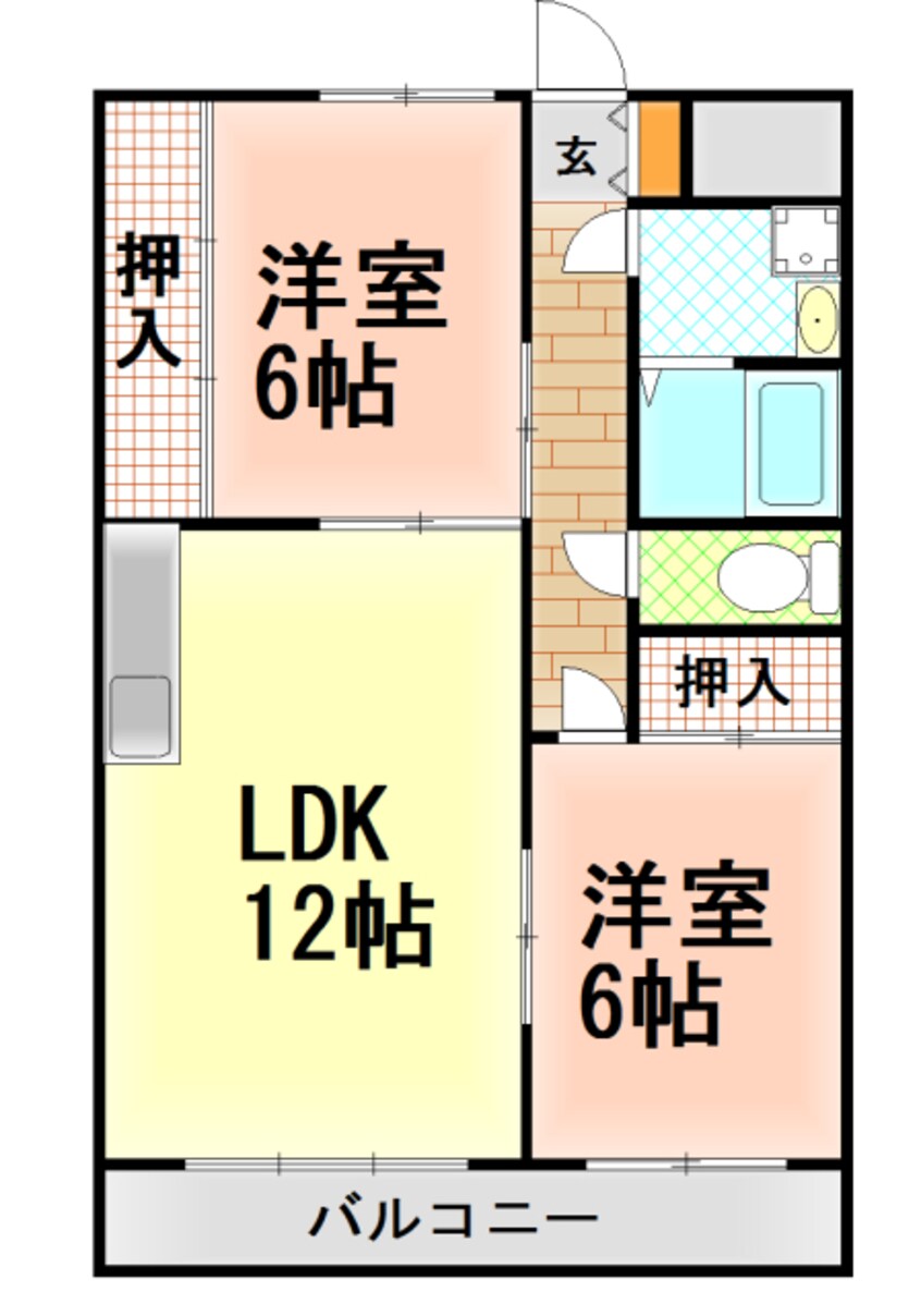 間取図 リバーサイド藤