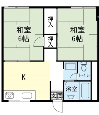 間取図 伊豆箱根鉄道駿豆線/伊豆長岡駅 徒歩31分 1階 築35年