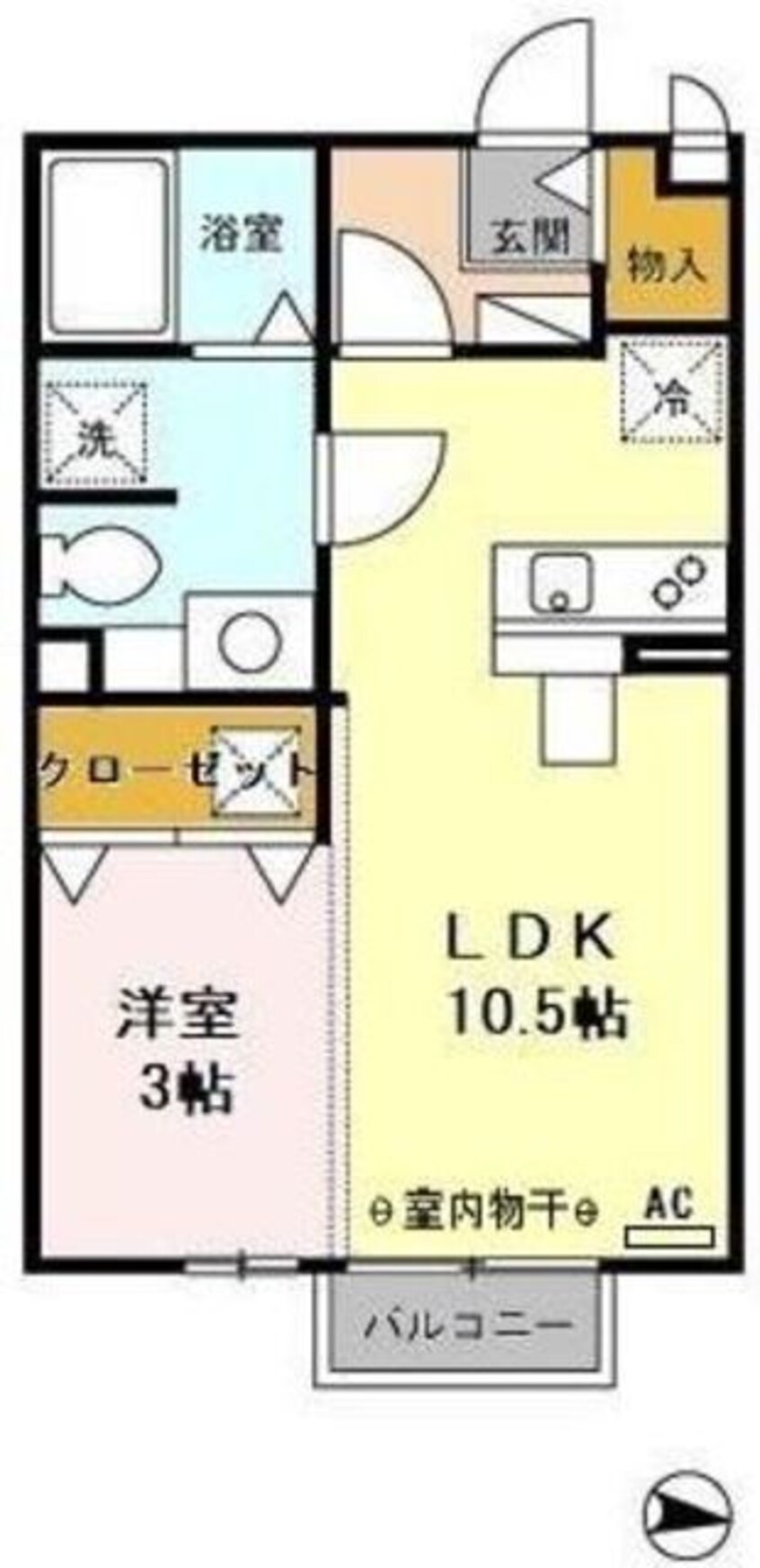 間取図 伊豆箱根鉄道駿豆線/伊豆長岡駅 バス10分別所下車:停歩3分 1階 築21年