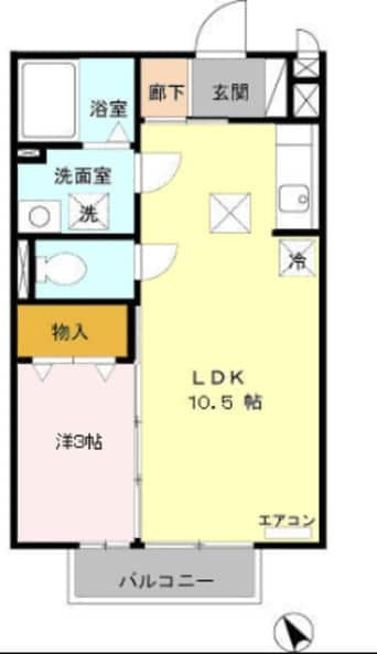 間取図 伊豆箱根鉄道駿豆線/大場駅 徒歩58分 1階 築16年