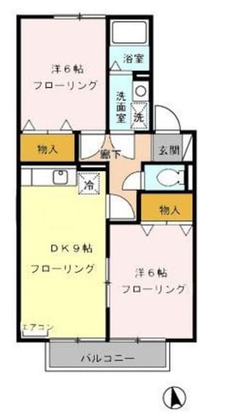 間取図 伊豆箱根鉄道駿豆線/大場駅 バス4分柏谷口下車:停歩3分 2階 築21年