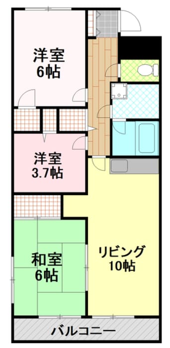 間取図 伊豆箱根鉄道駿豆線/修善寺駅 徒歩6分 3階 築34年