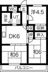 伊豆箱根鉄道駿豆線/田京駅 徒歩19分 1階 築35年 3DKの間取り