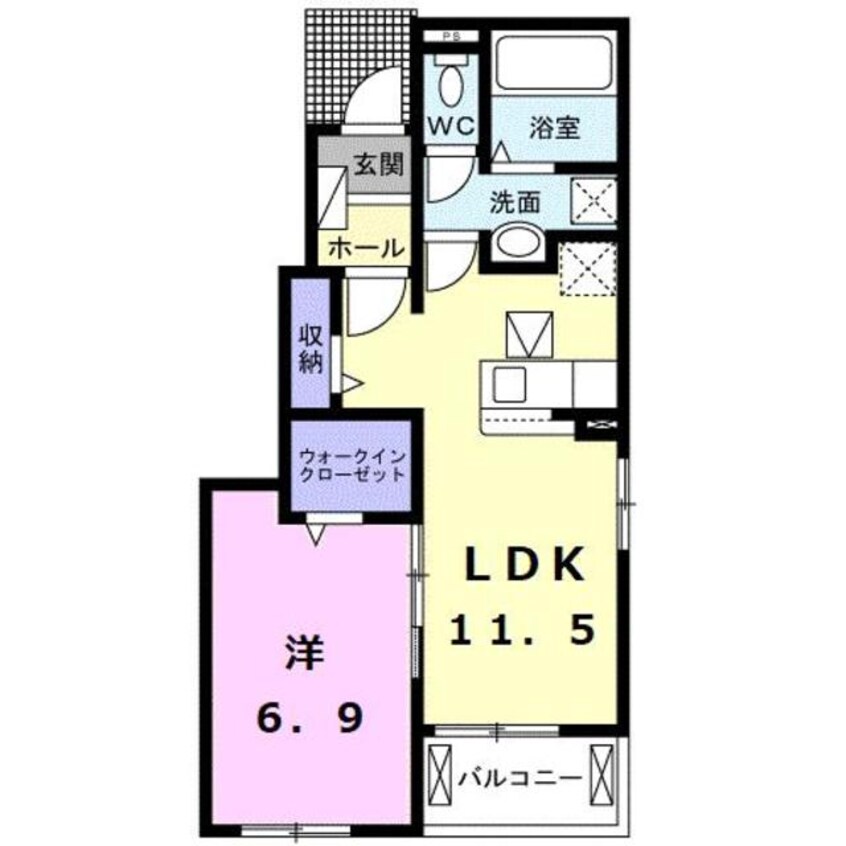 間取図 伊豆箱根鉄道駿豆線/田京駅 徒歩8分 1階 1年未満