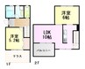 東海道本線/三島駅 徒歩29分 1階 築12年 2LDKの間取り