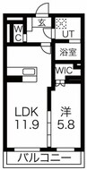 東海道本線/富士駅 徒歩14分 2階 1年未満 1LDKの間取り