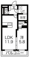 東海道本線/富士駅 徒歩14分 3階 1年未満 1LDKの間取り