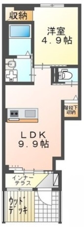 間取図 御殿場線（静岡県内）/御殿場駅 徒歩23分 1階 築5年