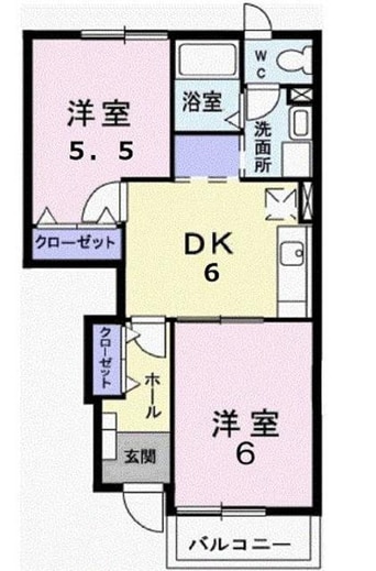 間取図 伊豆箱根鉄道駿豆線/三島広小路駅 バス7分伏見新田下車:停歩6分 1階 築20年