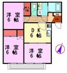 伊豆箱根鉄道駿豆線/伊豆長岡駅 徒歩8分 2階 築26年 3DKの間取り