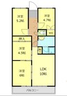メゾングッチ 4LDKの間取り