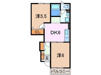 間取図 御殿場線（静岡県内）/御殿場駅 徒歩17分 1階 築23年