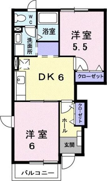 間取図 御殿場線（静岡県内）/御殿場駅 徒歩17分 1階 築23年