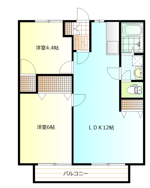 間取り図 サンシティ田中Ａ