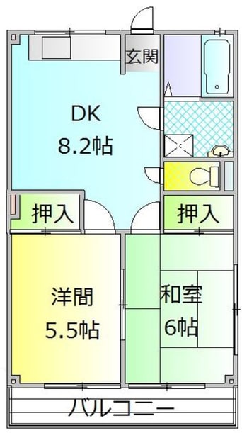 間取図 御殿場線（静岡県内）/御殿場駅 徒歩24分 3階 築31年