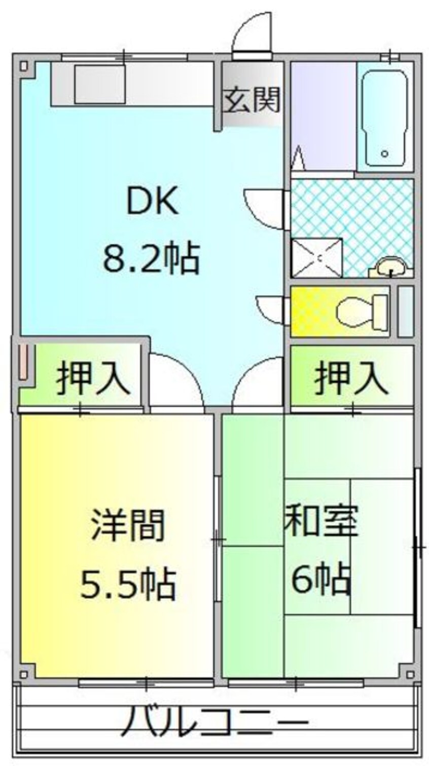 間取図 御殿場線（静岡県内）/御殿場駅 徒歩24分 3階 築31年
