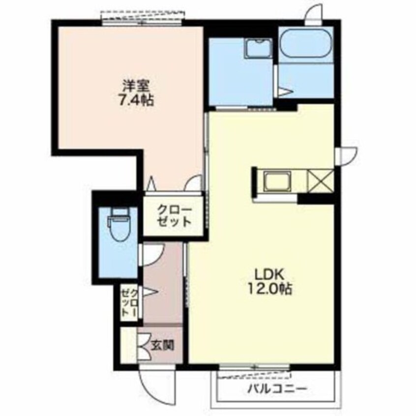 間取図 エスポワール　（ＢＣＤ）